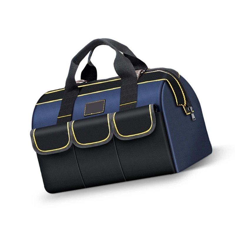 13/16/18 Zoll robuste Werkzeugtasche mit breiter Öffnung, Oxford-Stoff, Elektrikertasche, große Kapazität,