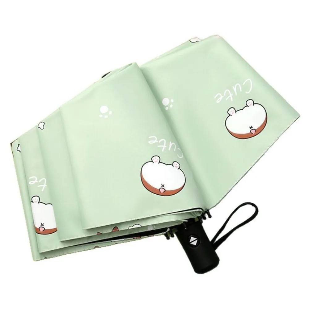 

8-кратный автоматический зонт, утолщенный непромокаемый зонт от солнца, защита двойного назначения, защита от ультрафиолета, карманный зонтик для наружного использования