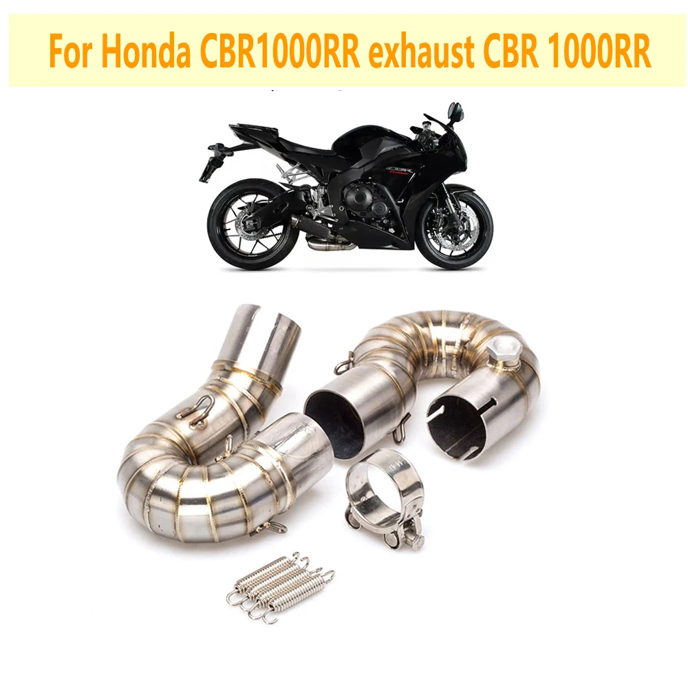 

For Honda CBR1000RR Motorcycle Exhaust Slip-on Muffler Middle Link Pipeexhaust CBR 1000RR 2008 - 2016