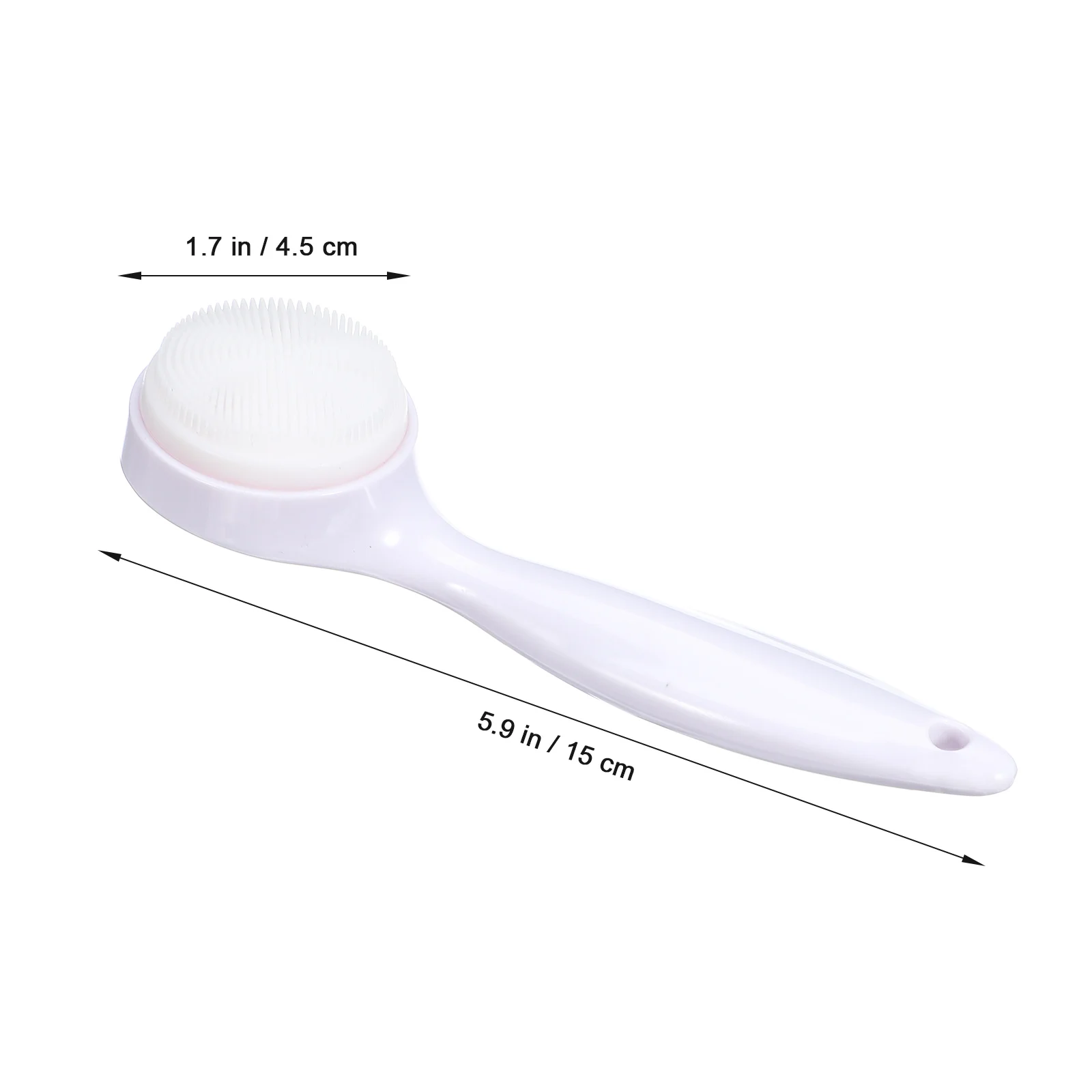 

2pcs Silicone Facial Scrubbers Face Cleansing Brush Gentle Exfoliating Pads Body Scrubber Detachable Heads Lightweight Massage