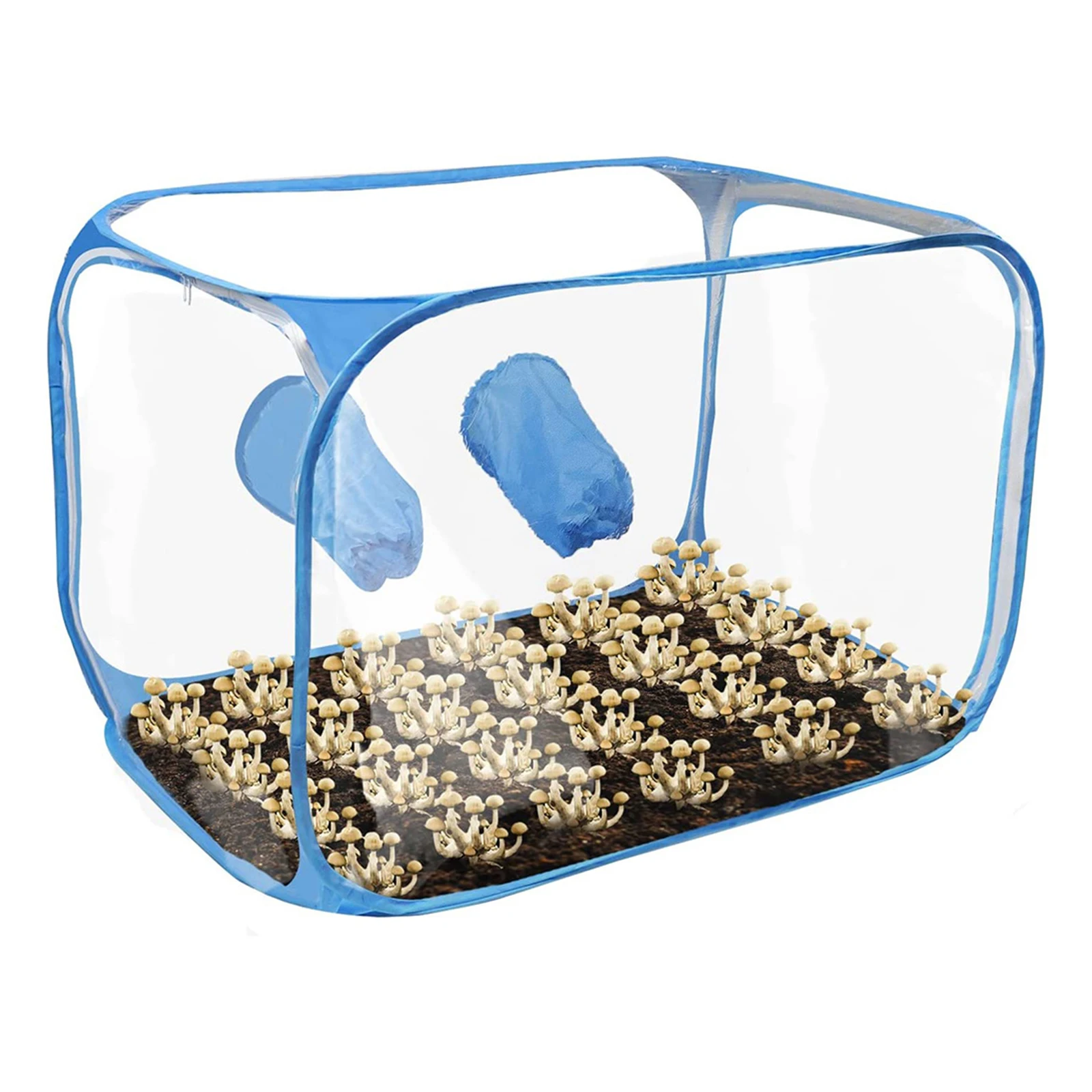 Mini Greenhouse Easy Storage Waterproof Folding Mushrooms Growing Bags Planters Box for Garden Roofs Back Porch Vegetable Yard