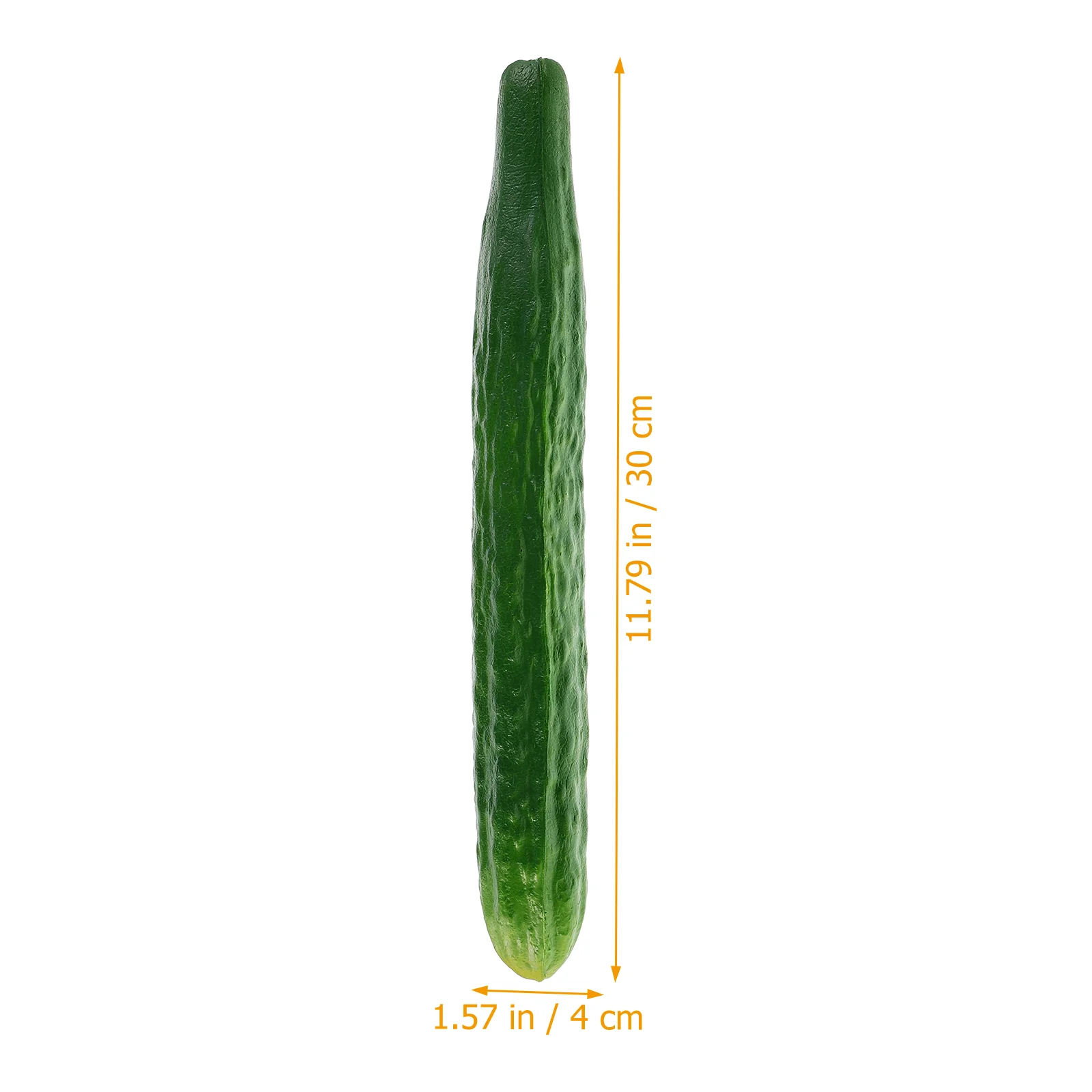 Artificial Lifelike Green Cucumber Fake Realistic Plastic Vegetable Decoration Home Kitchen Faux Prop