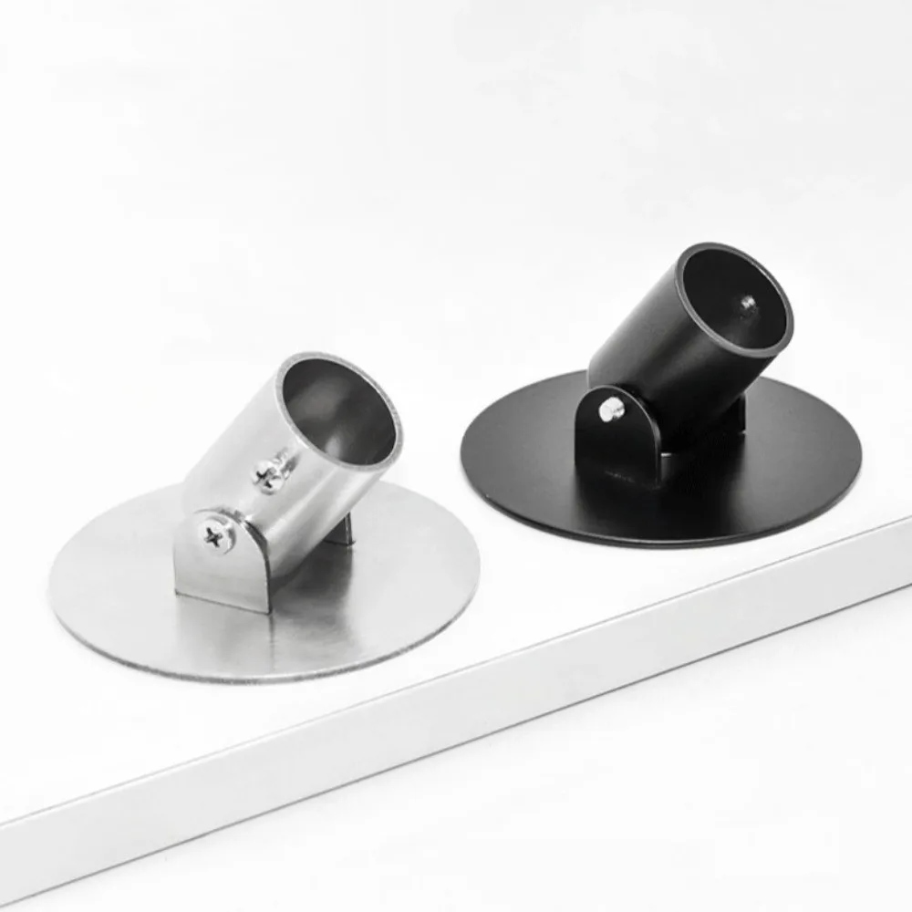 Stainless Steel Flange Seat Bracket Rotatable Heavy Duty Round Tube Mounting Bracket Hardware Fitting Furniture Hardware Bracket