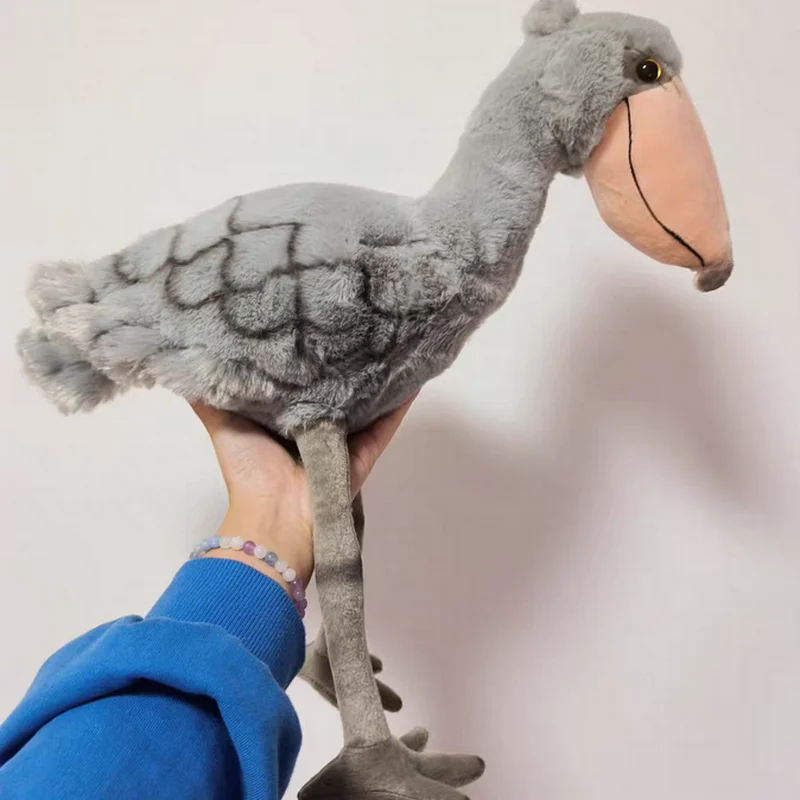 

Новая Реалистичная мягкая игрушка Shoebill с животными, Мягкая Плюшевая Кукла-аист с Китом, подарок на день рождения и Рождество