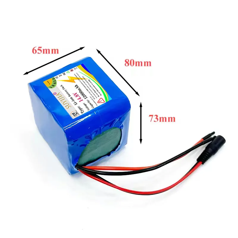 18650 4S4P 12Ah made of lithium-ion rechargeable drone battery4S4P 14.8V (16.8V) 12Ah, suitable for drones, multi-rotor aircraft
