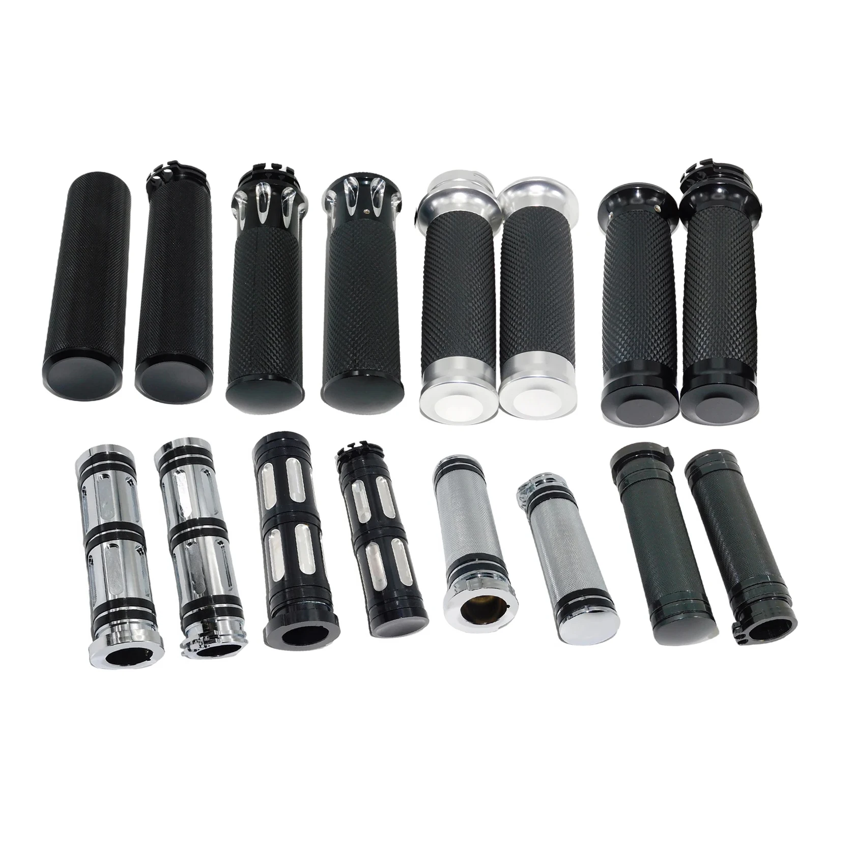 Moto 1 "25mm poignées barre de poignée pour Harley Sportster 883 1200 fer XL VRSC Touring Street Road Glide Dyna Softail personnalisé