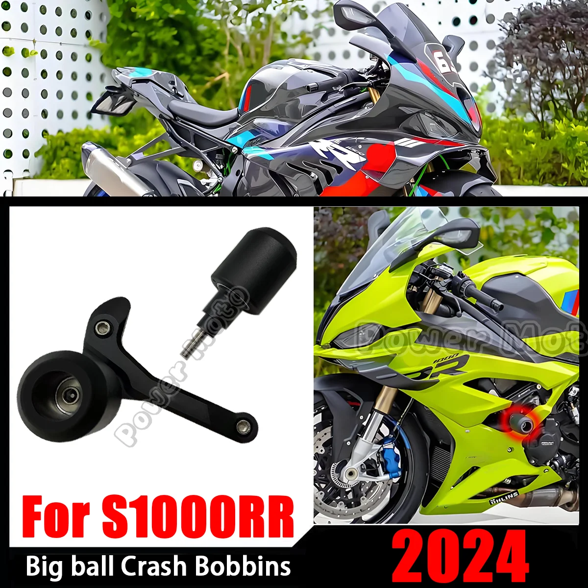 

Motorcycle Accessories Falling Protection For BMW S1000RR 2019-2025 Frame Slider Crash Protector S1000RR 2024