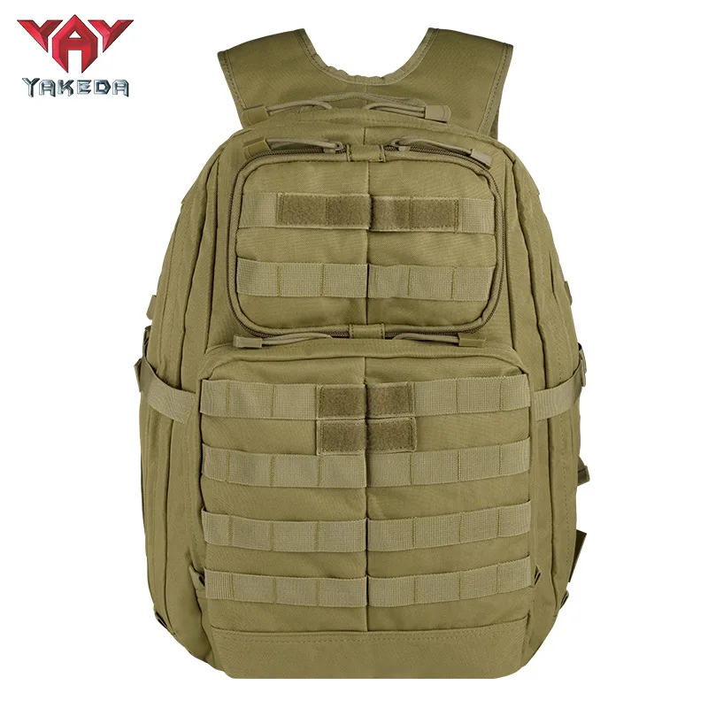 YAKEDAD Tactical Backpack Mountaineering Backpack Camouflage Outdoor Large Capacity Backpack Men\'s Travel Bag Waterproof