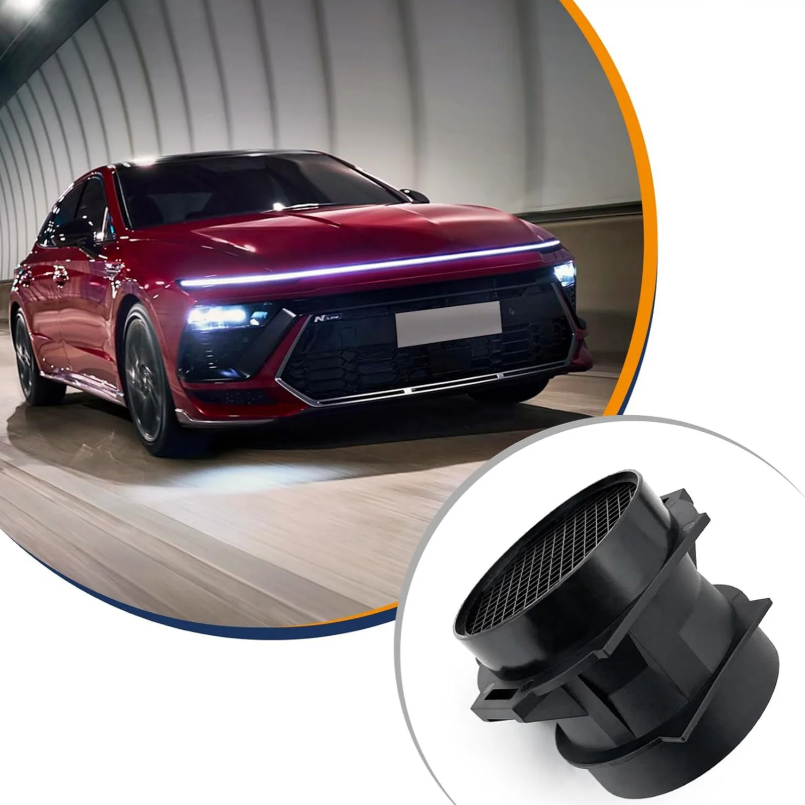 

Mass Air Flow Meter Sensor for Hyundai Santa Fe Tiburon Tucson For Kia Sportage Optima Magentis Replaces 28164-37200 2816437200