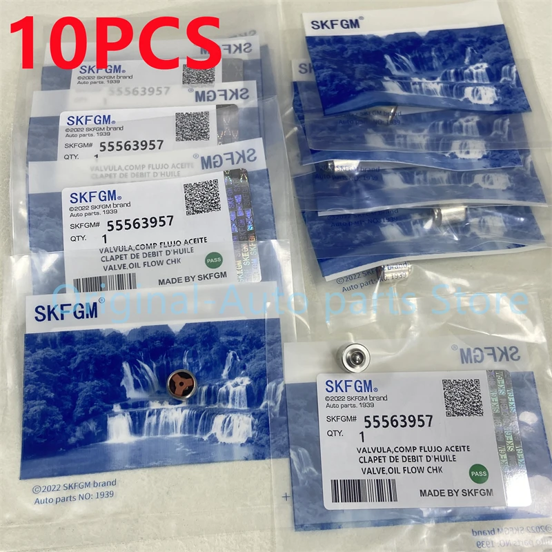 ``10X ``Oil- Flow One-Way Oil- By-Pass Valve Red For Chevrolet Cruze 1.6 1.8 Sonic Trax  Aveo Opel Opel Vauxhall Astra 55563957