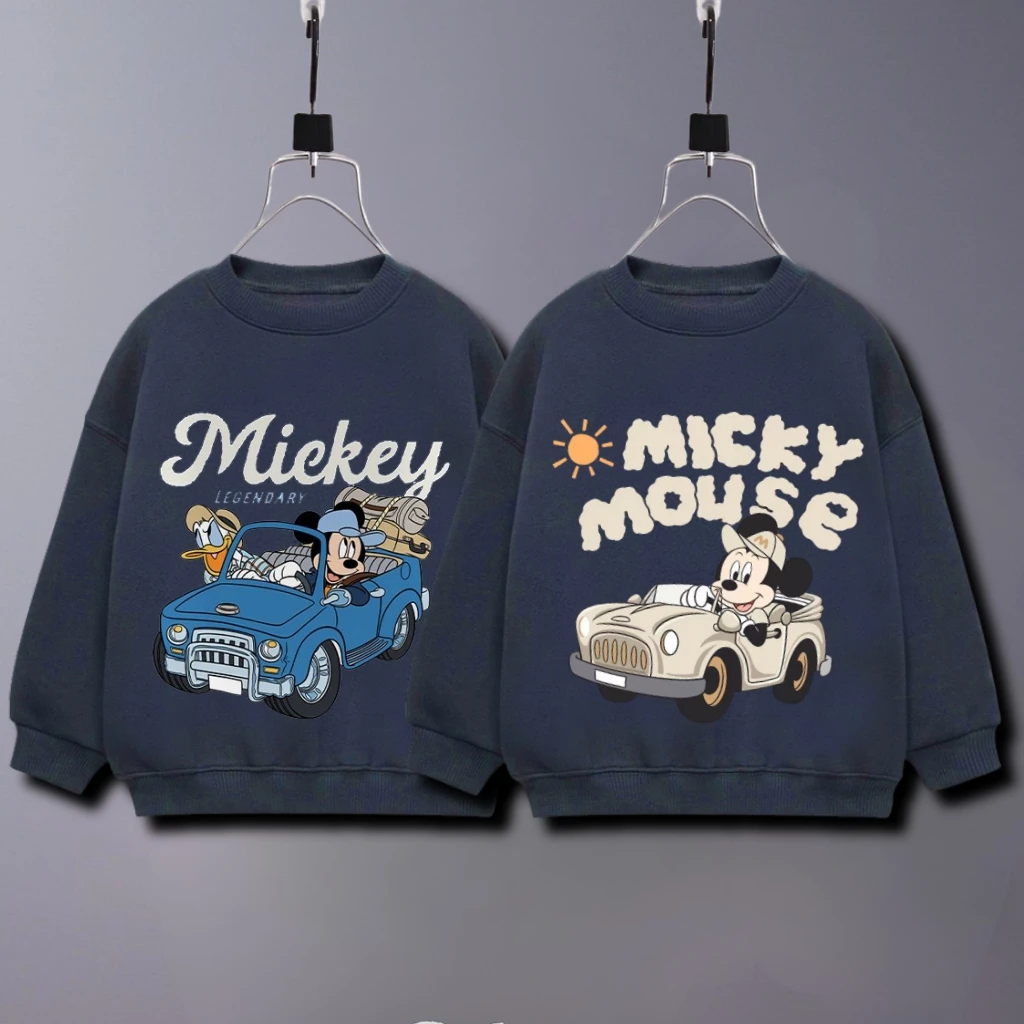 

Spring/autumn Kids Clothing Printed Cartoon Mickey Sweatshirt For Children's Wear Tops Long Sleeved Loose Casual O-neck Hoodie
