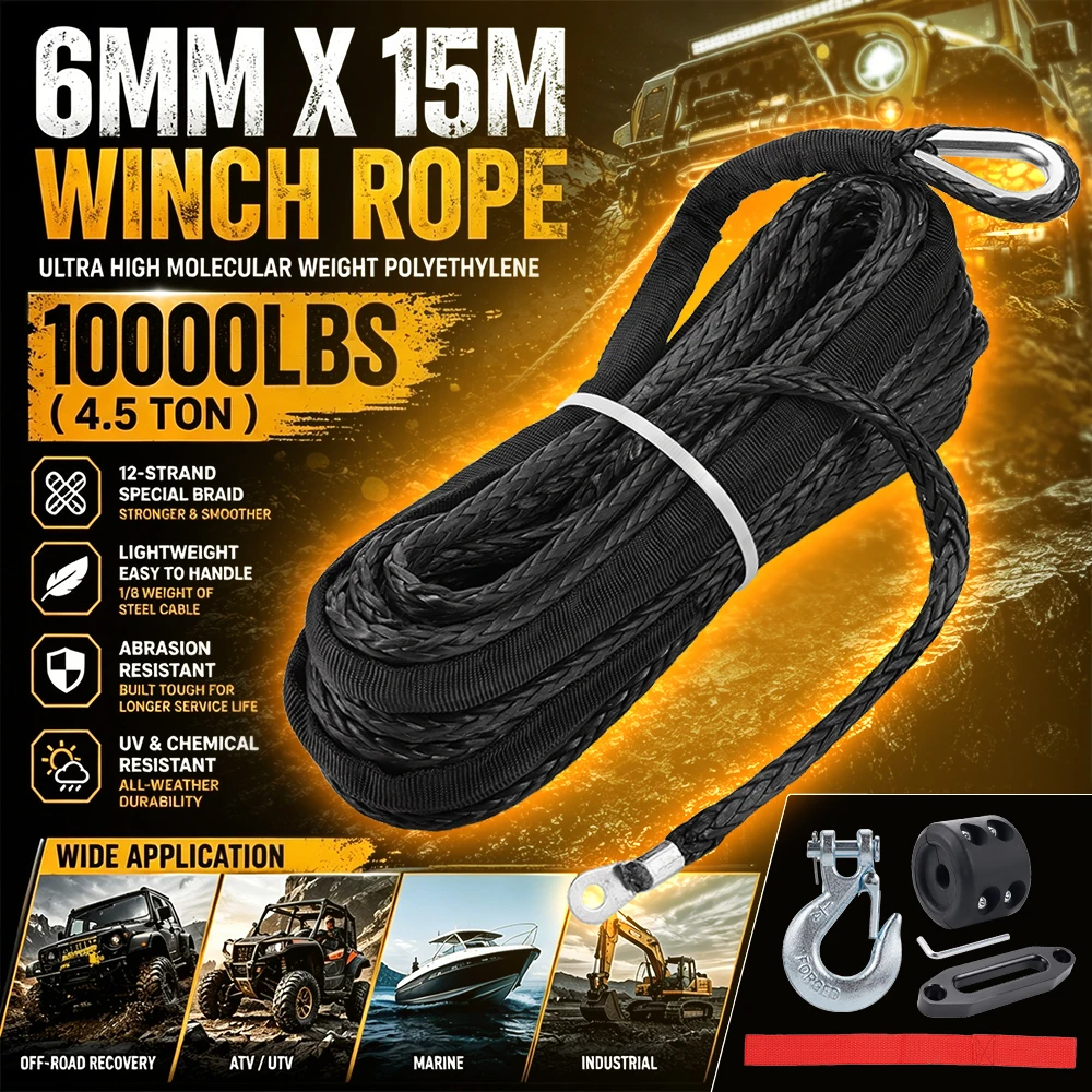 6mm-x-15m-10000lbs-synthetic-winch-line-cable-rope-high-strength-uhmwpe-with-forged-hook-fairlead-stopper-for-off-road-vehicle