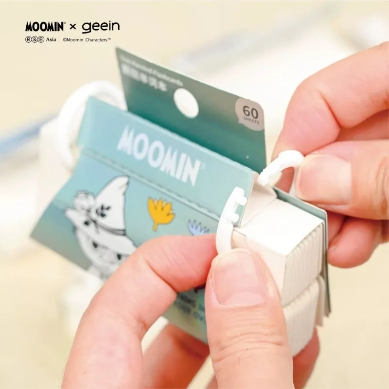 Moomin Creative Portable Notepad Little My Snufkin Anime Action Figure Desktop Anime Decoration Products Student Stationery Gift