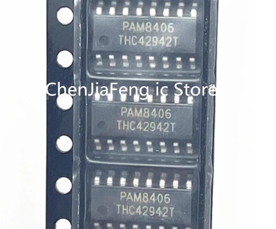 10PCS~500PCS/LOT  PAM8406DR  PAM8406  SOP16  New original