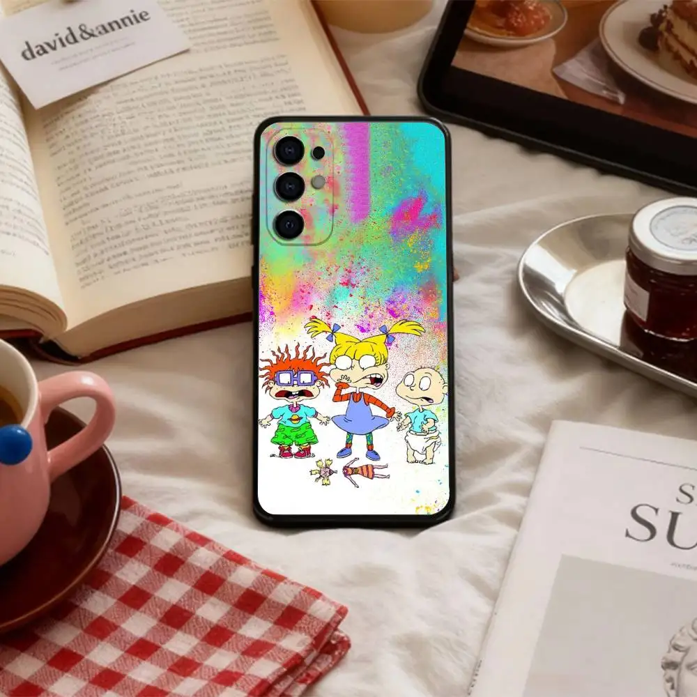 R-Rugrat C-Chuckie Angelica    Phone Case For Samsung S 25,24,23,22,30,21,10,9,Ultra,Plus,Lite,FE,4,5 G Soft Black Case view 2