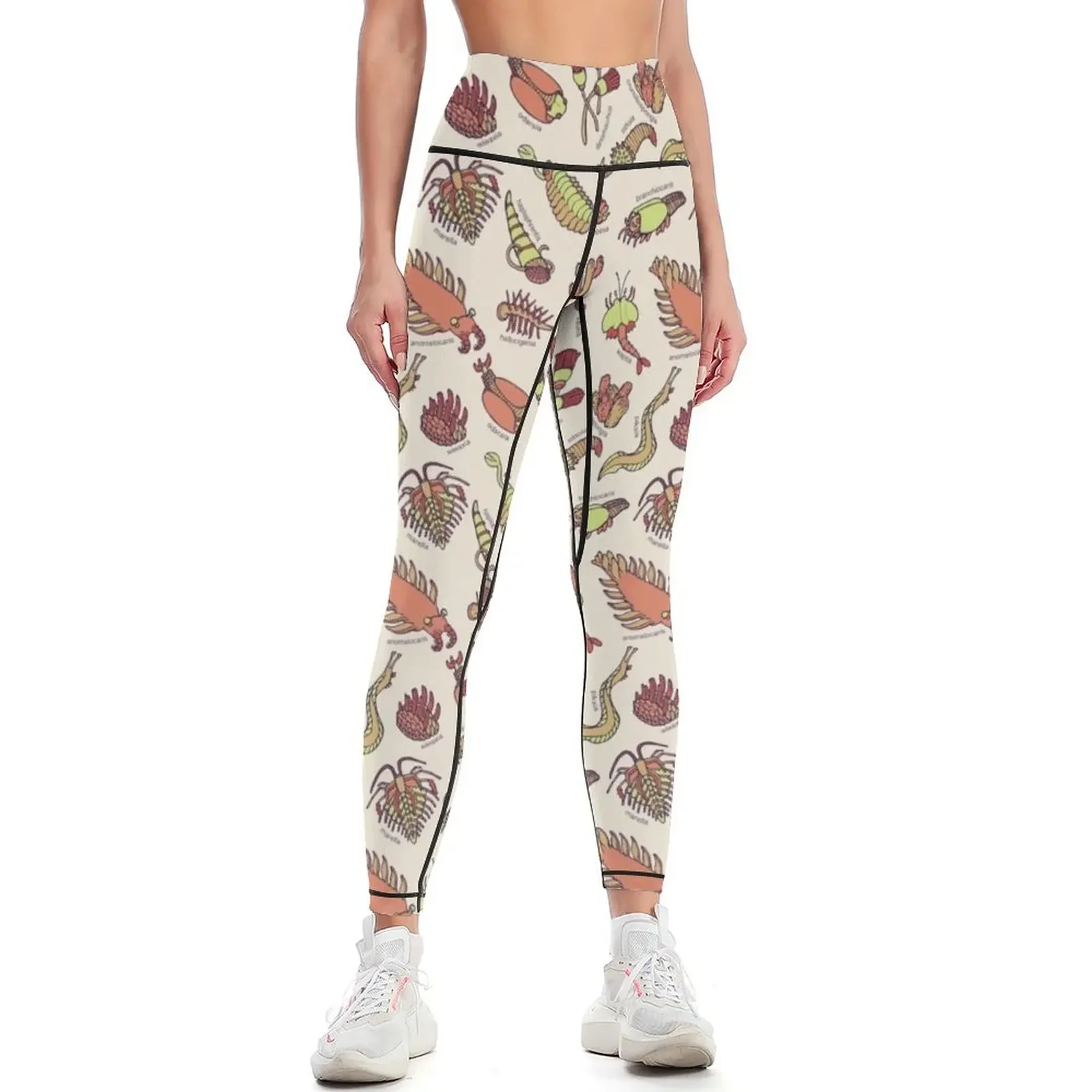 

Cambrian Critters Leggings Women's fitness Clothing fitness Sports pants for gym pants Womens Leggings