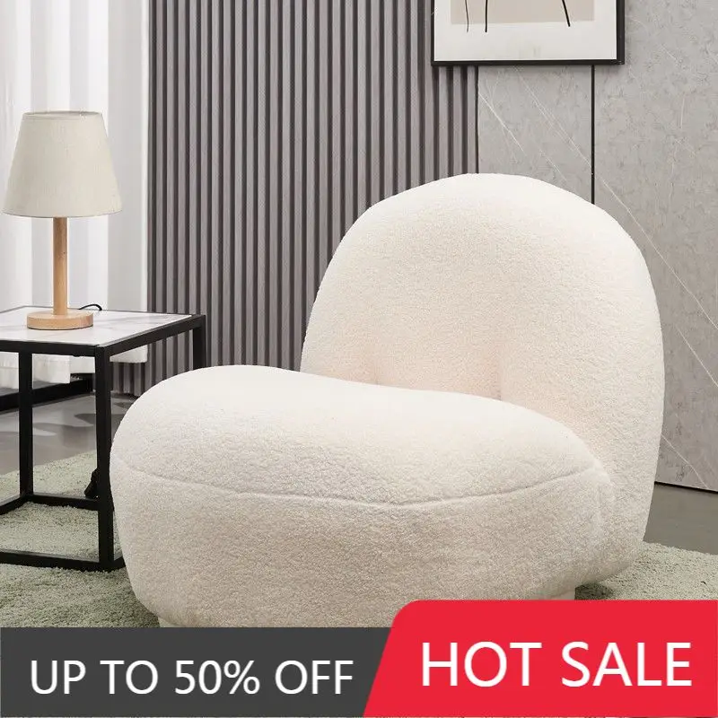Nordic Living Room Sofas 1 Person Single Sofa Rotary Comfortable Sofas Bedroom Relaxing Chaise Lounge Aesthetic Room Furniture