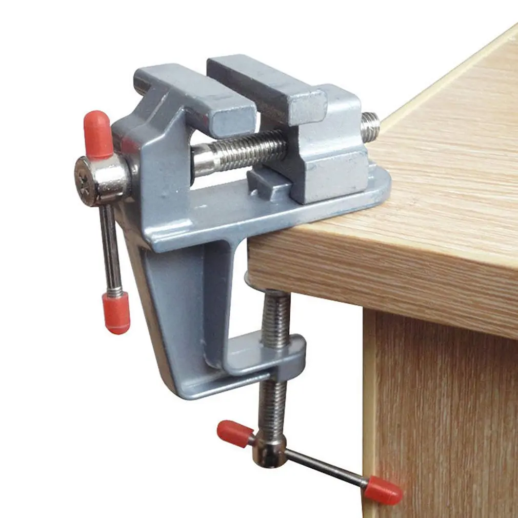 Bench Vise Aluminum Woodworking Table Clamp Crimping Hand Tool Desk Vises Mulitifuncational Hobby Craft Repair Tool