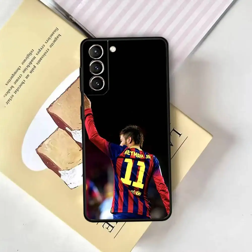 Funda de teléfono Football For N-NeYmAr para Samsung GalaxyA13,21s,22,31,32,52,53,71,72,73, funda negra suave