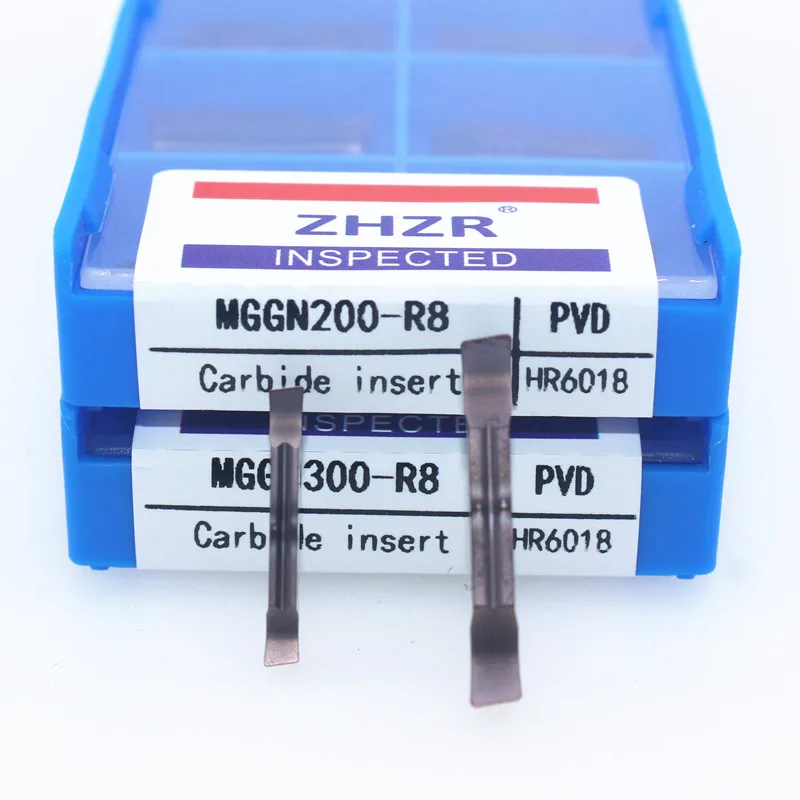 Free Shipping MGGN150 200 250 300 400 R/L8 HR6018 High-quality carbide slotted inserts for steel and stainless steel machining