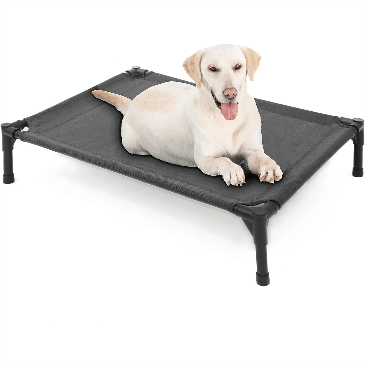 

Elevated Dog Bed for Large Dogs up to 120 Lbs, Durable Washable Mesh Cot for Indoor and Outdoor Use, Comfortable Pet Resting
