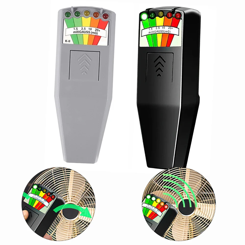 الجيل الجديد K2 LCD EMF كاشف مقياس الجرعات الإشعاعية للمجال الكهرومغناطيسي لصيد الأشباح