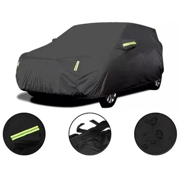 Universal car cover Sedan full covers with reflective strip sunscreen protection dustproof and waterproof UV scratch resistant M-XL