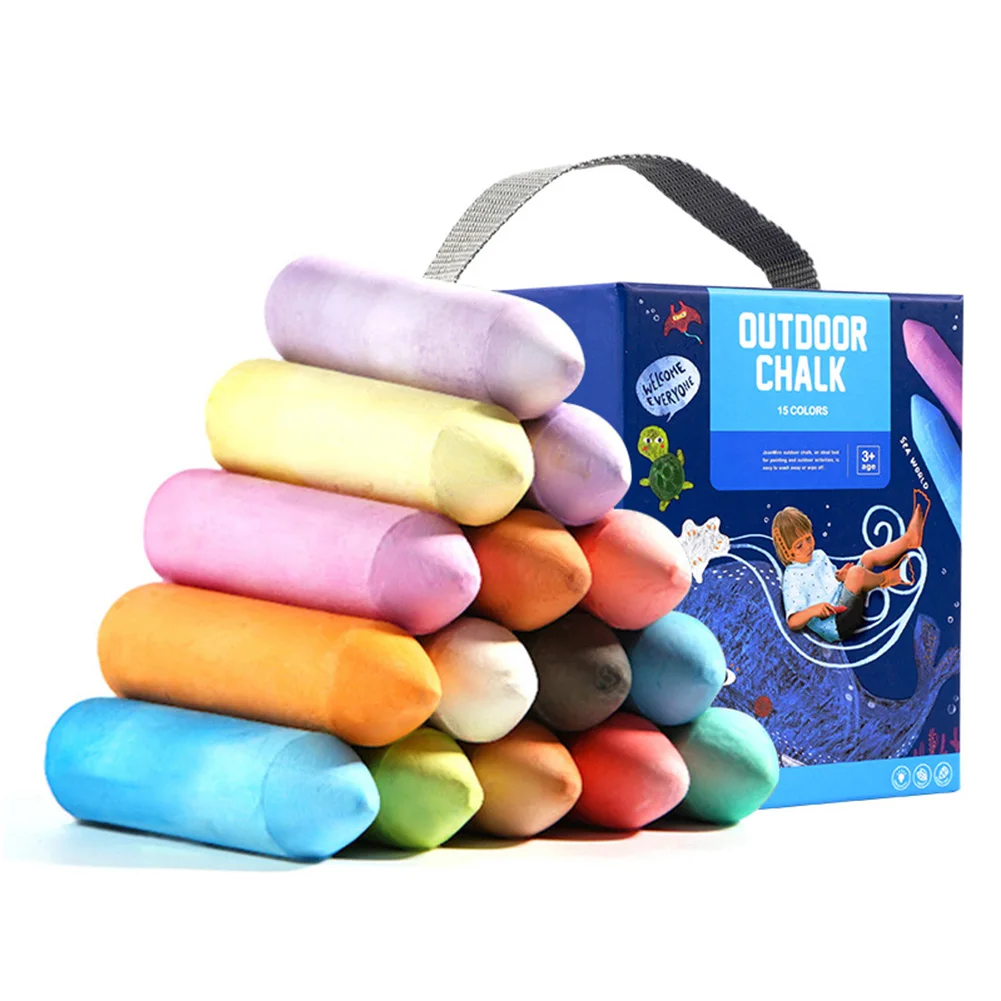 طباشير رصيف جامبو للأطفال ، ملعب غبار ، ألعاب تعليمية ، ممر خارجي ، أدوات مكتبية مدرسية ، هدايا للأطفال ، 20 ×