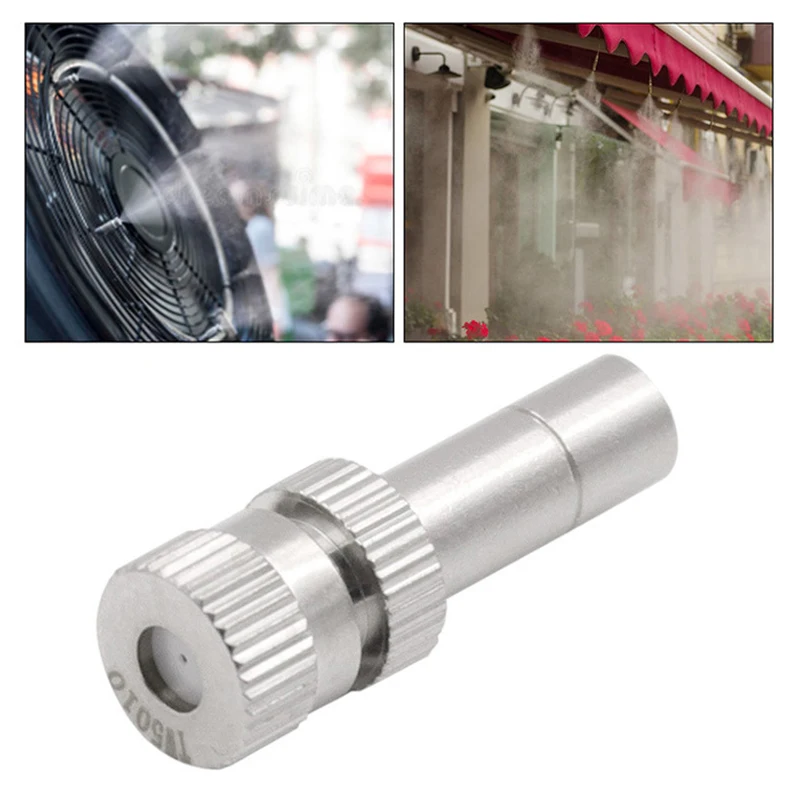 0.1/0.2/0.3/0.4/0.5/0.6/0.7/0.8mm Low Pressure Misting Nozzle Quick Insertion Atomizing Nozzle Garden Water Irrigation Accessory