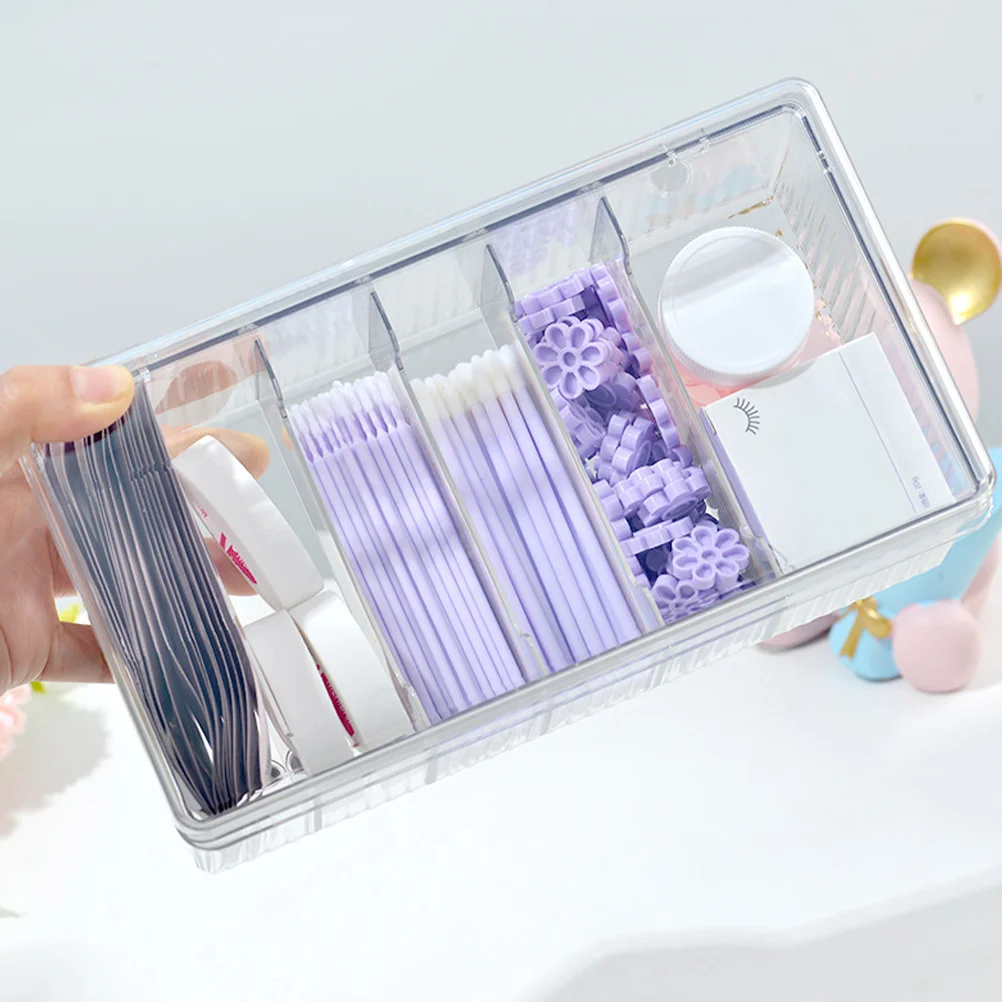 

Makeup Tool Storage Holder Lash Extension Tools Organizer Box Eyelash Acrylic