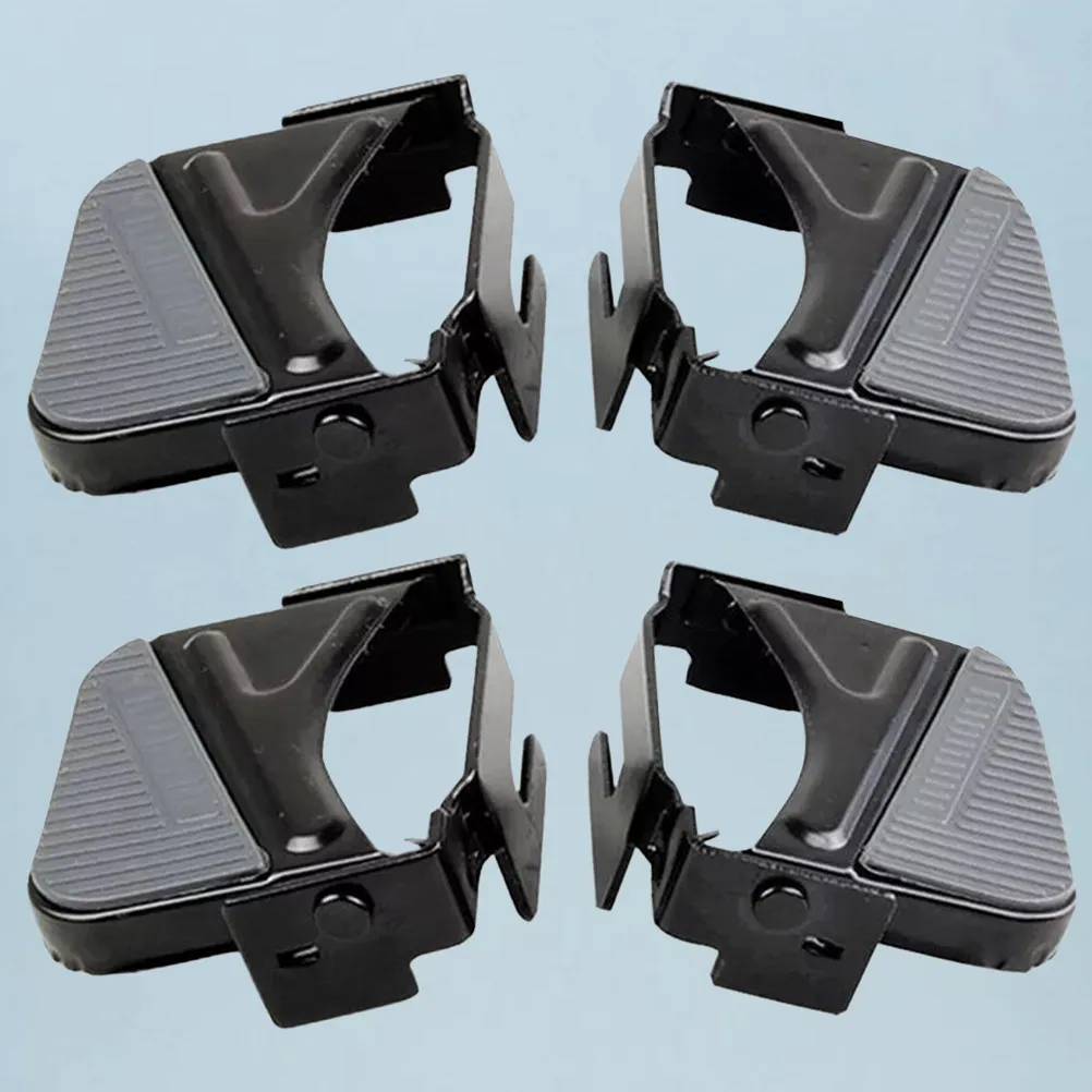 

2Sets Bike Footpeg Stunt Pedals Carbon Steel Durable Safety Accessory Quick Release Foldable Anti-Slip for Mountain Bicycle