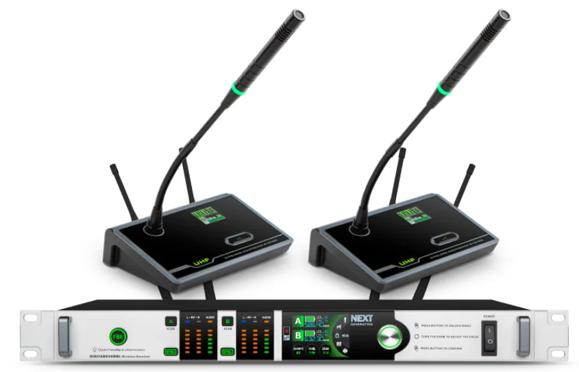 PM-2000 Professional Wireless Microphone UHF Performance Stage Club Bar Party Speach Perfect Sound