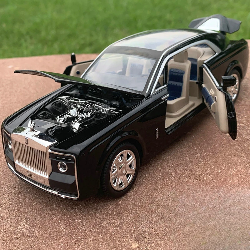 

1:24 Rolls Royce Huiying, роскошная модель автомобиля из сплава, литая под давлением и игрушечный транспорт, металлическая модель игрушечного автомобиля, коллекция, имитация, подарок для детей