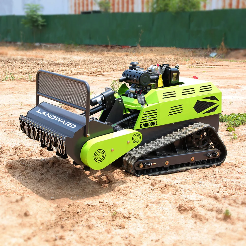 

Factory Direct Selling Garden Crawler Grass Cutter Remote Control Robot Automatic Lawn Mower All Terrain Slope Mowing Machine