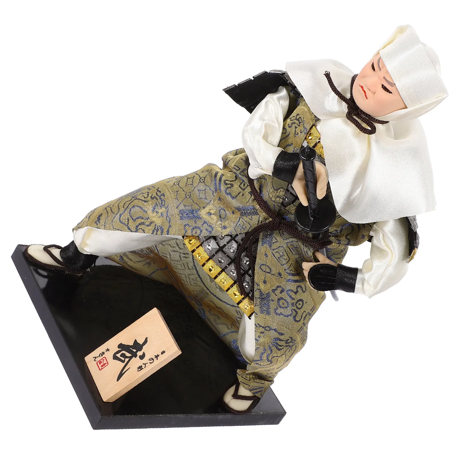 

Japanese Samurai Figure Cartoon Small Decoration Home Ornament Desktop Decor Japanese Style Artware Samurai Statue