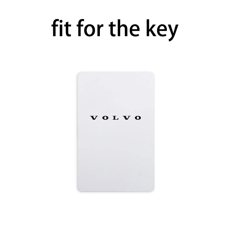 Leather Car Smart NFC Card Key Case Cover Shell Holder Keychain Bag For Volvo EM90 EX30 2024 Polestar Key Protection Accessories