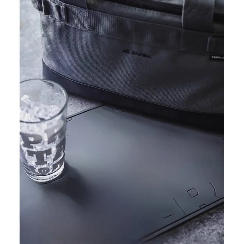 Thickened Silicone Hot Pot Holder Camping Outdoor Home Anti-Oil Heat Resistant Square Cup Mat Self-Contained Trap to Trap
