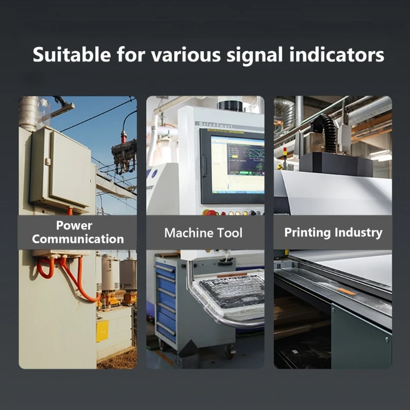 1pc Voltages Monitors with Large LED Display Voltages Measurement Device Simple Operate for Accurate Electrical Measurements