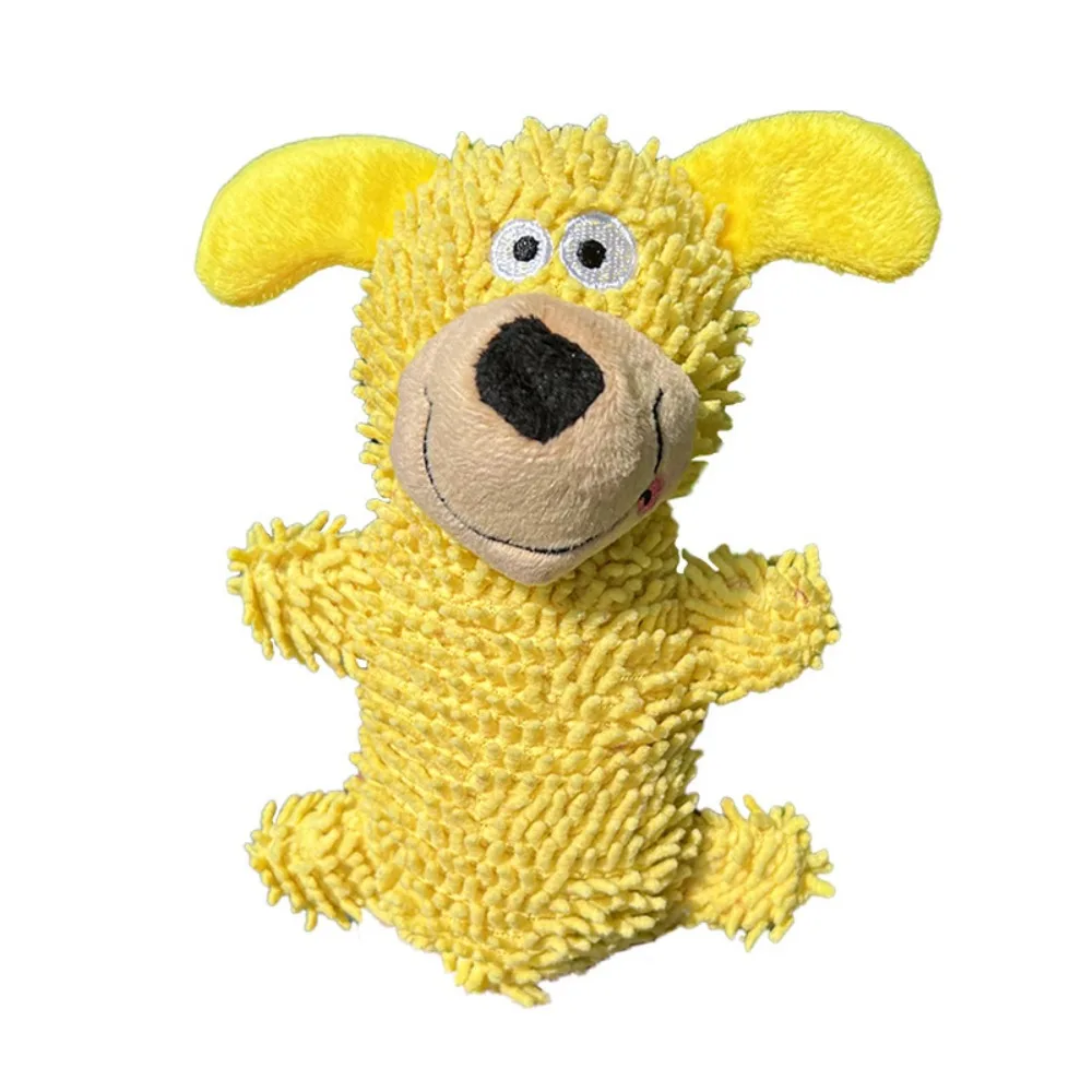 

Cartoon Squeaky Dog Toy Creative Bite-resistant Cleaning Tooth Chew Toy Wear-resistant Portable Pet Shake Sound Toy