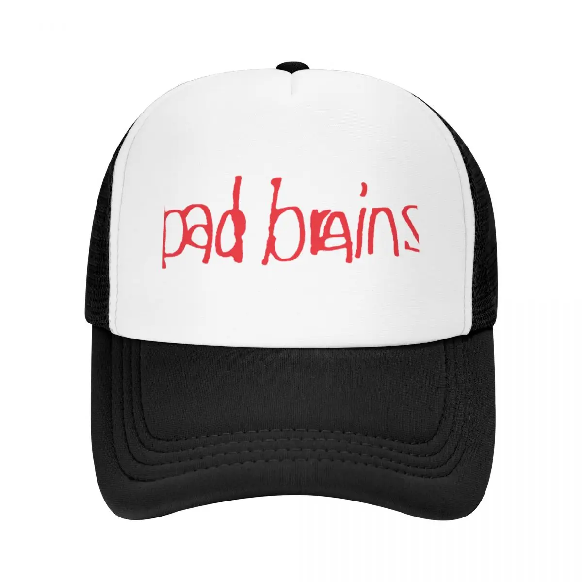 Bad Brains (Transparent) Red Baseball Cap Fashion Beach |-F-| Beach Outing Men Hats Women's