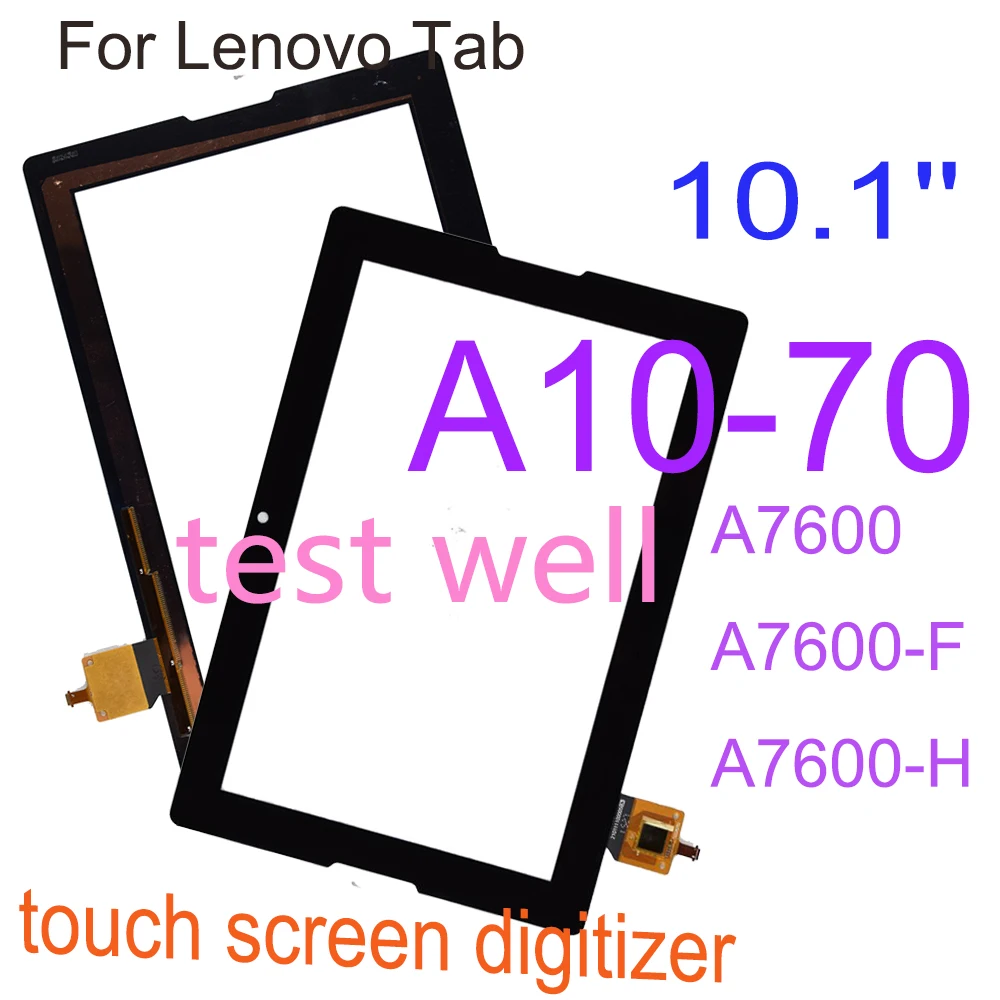 

10,1-дюймовый сенсорный экран для Lenovo Tab A10-70 A7600 A7600-F B0474, дигитайзер, стекло, сенсорный ремонт AP101303