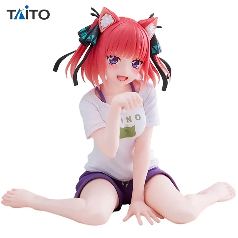 

In Stock Genuine Original TAITO Nakano Nino The Quintessential Quintuplets Action Anime Figure Collectible Dolls Ornament Gift