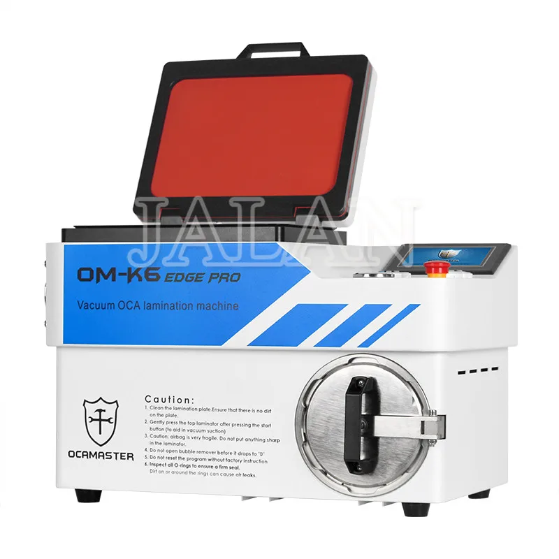 OCAMASTER OM K6 Edge Pro OCA Lamination Machine Max Size 10 inches Built in bubble remover and vacuum pump lcd repair machine