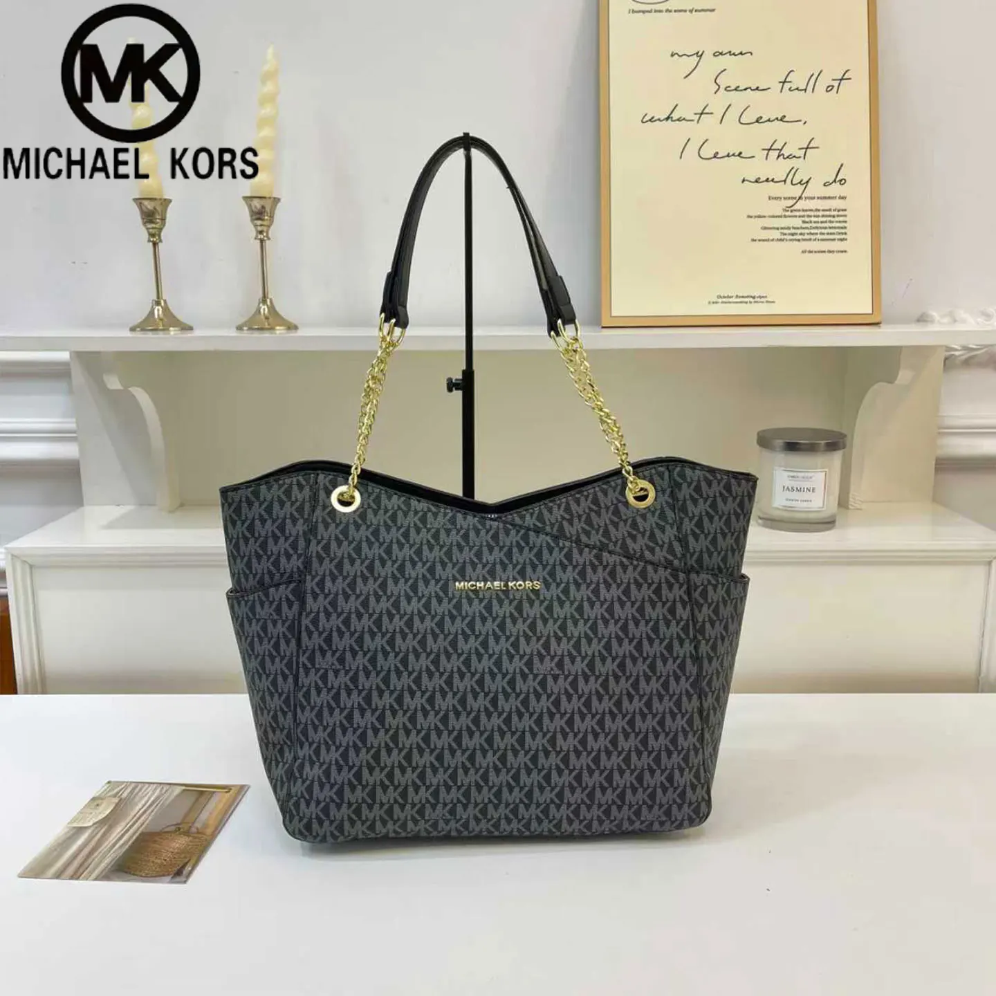 Michael Kors 2026 new fashion high-end versatile high-quality women's medium tote and crossbody bag