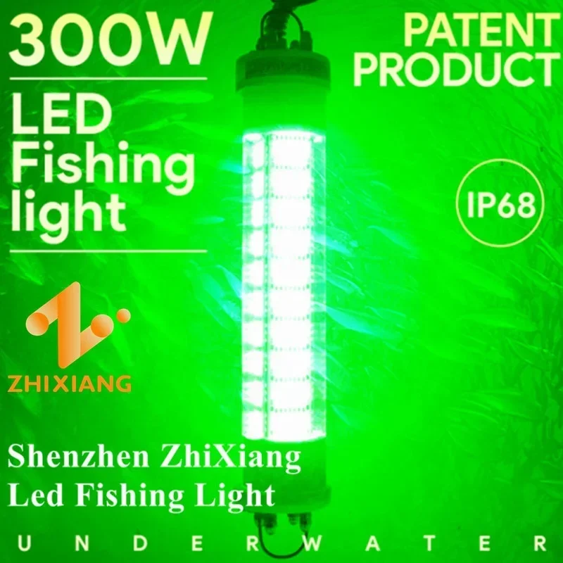 DC12V 24V 400W  LED Waterproof IP68 Underwater Squid Fishing Lamp Light