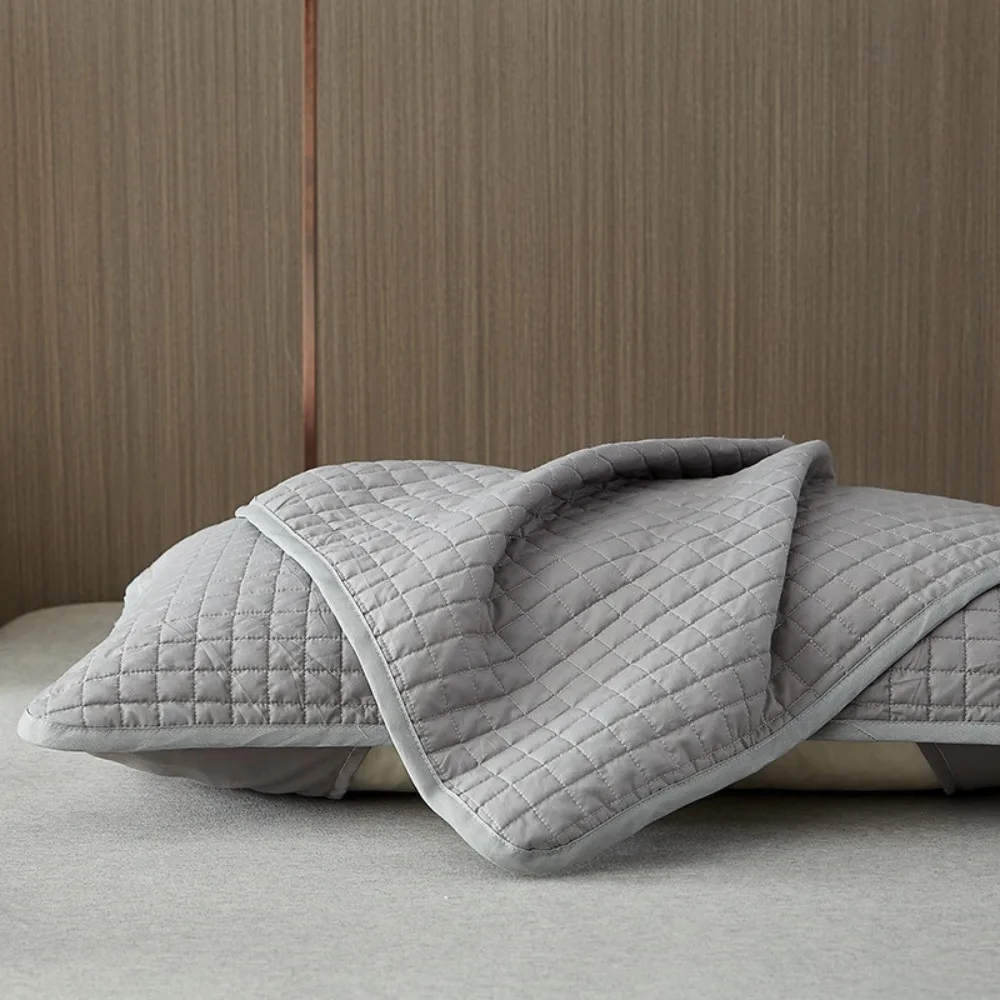 Comfortable Cotton Pillow Cover Isolation layer Anti Mite Pillow Case Protector Waterproof Head oil Pillowcase household
