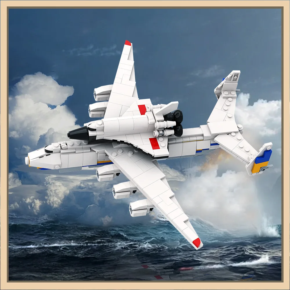 

MOC-107147 Building Blocks Antonov AN-225 “Mriya" - 1:300 Scale Military series Gift Creative building blocks Set