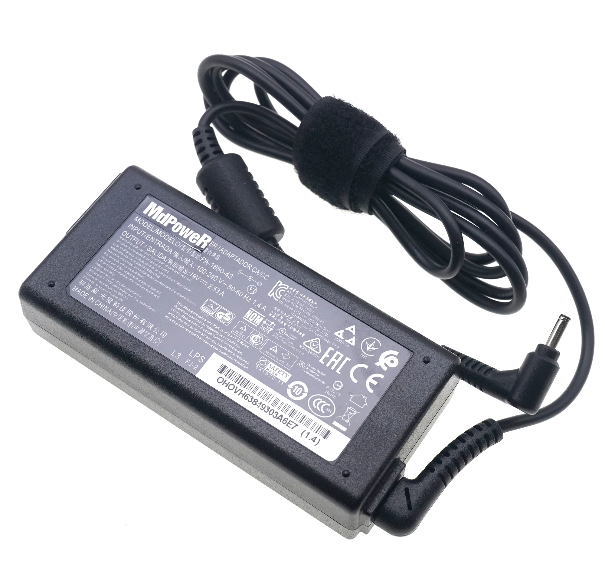 

Новый источник питания переменного тока 19 В 2,53 А для LG gram 17Z90N-R.AAC8U1 17Z990-R.AAS7U1 ADS-48MS-19-2 19048E PA-1650-43