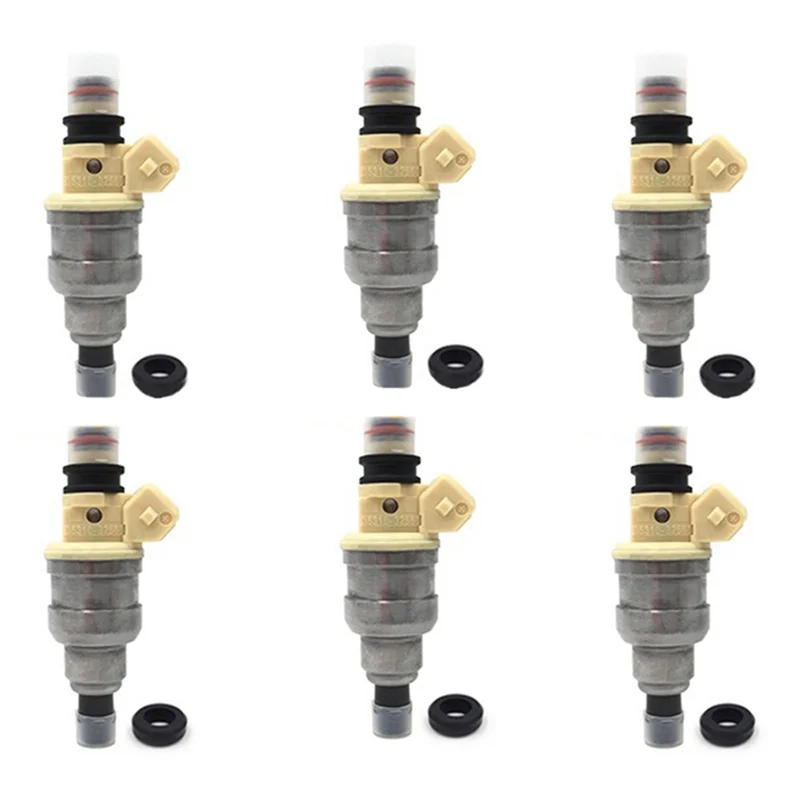 6Pcs Injectors 3531032560 35310-32560 9250930001 Fuel Injector Nozzle for HYUNDAI SONATA 1.6L 1.8L 2.4L 3.0L 560