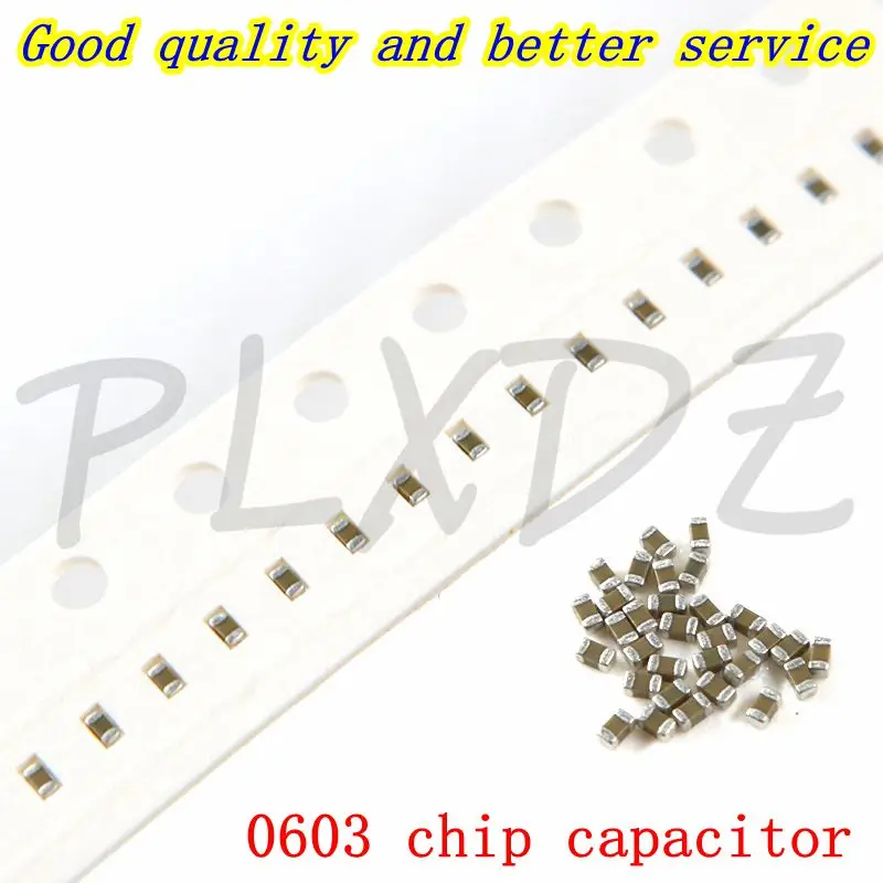 100PCS 0603 chip capacitor 50V 100NF 104 0.1UF 104K 330PF 331 X7R SMD capacitor Multilayer ceramic chip capacitor